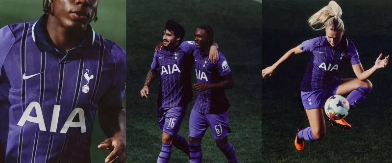 Pourquoi le nouveau maillot de Tottenham est-il violet ?