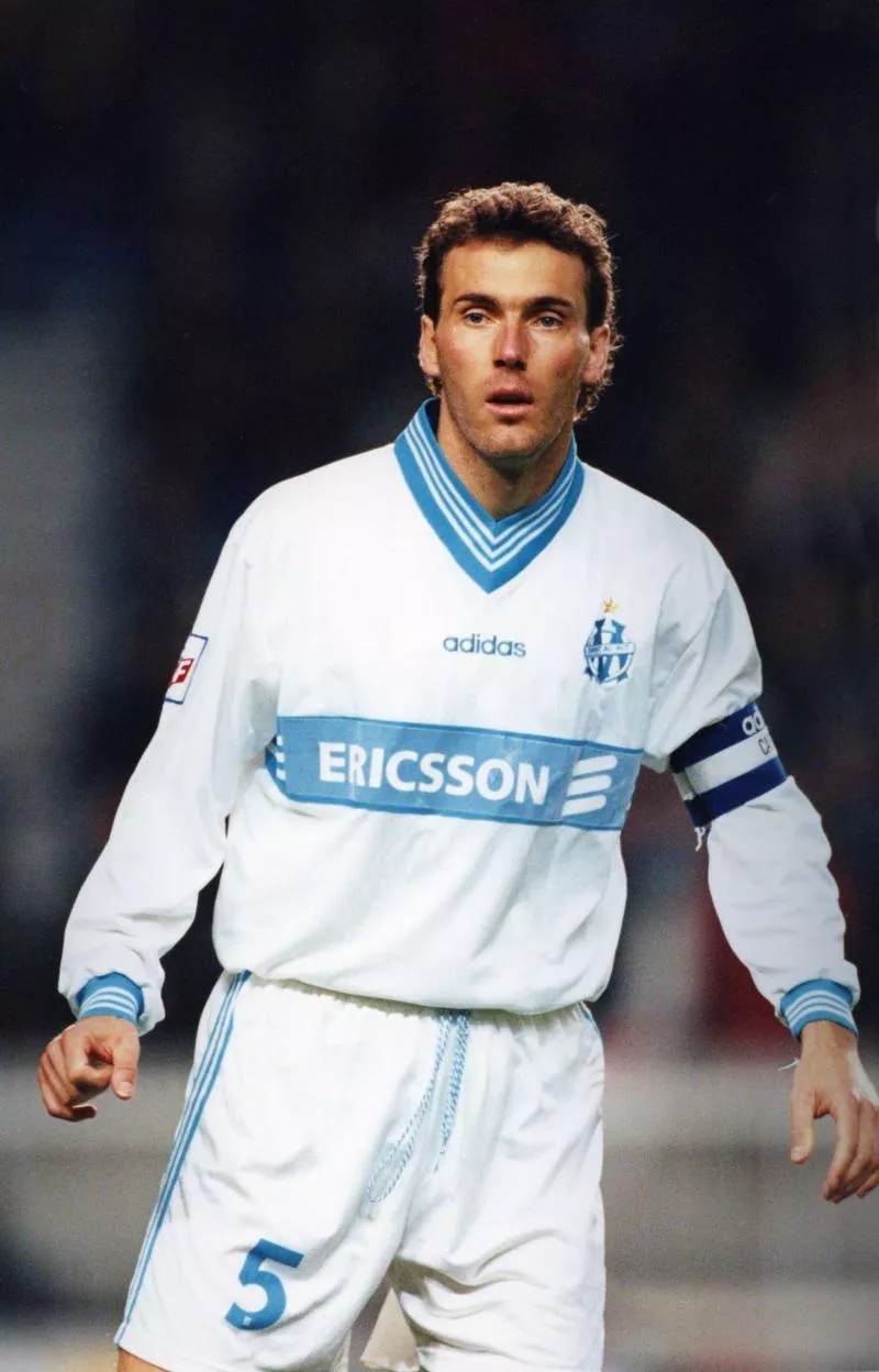 Laurent Blanc - 08.11.1997 - Paris Saint Germain / Marseille - Division 1 Photo : Alain Gadoffre / Icon Sport - Photo by Icon Sport
