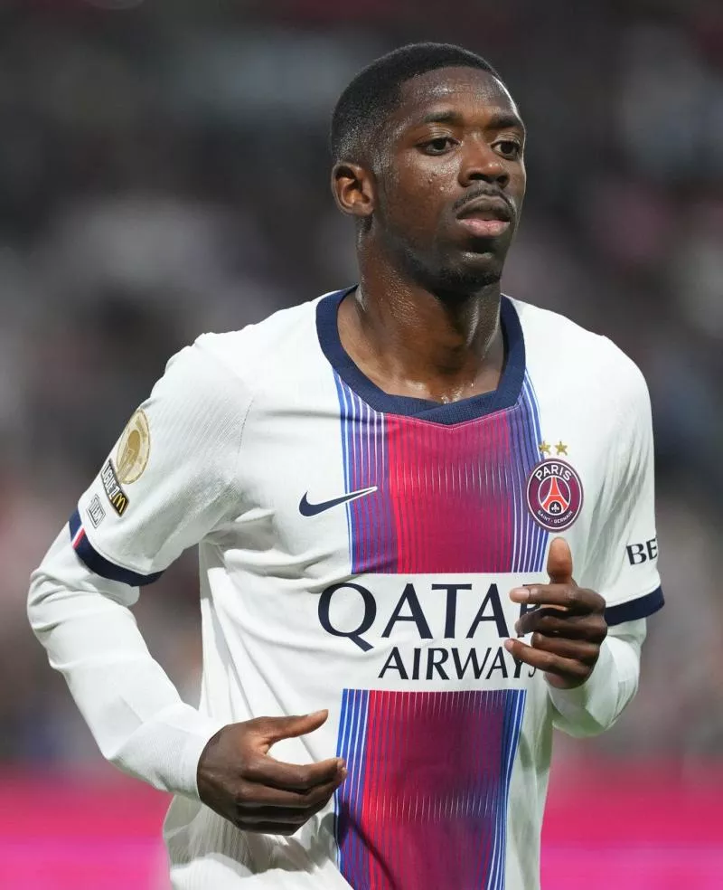 Ousmane DEMBELE of Paris Saint-Germain during the Ligue 1 McDonald's match between Rennes and Paris SG at Roazhon Park on August 23, 2026 in Rennes, France. (Photo by Dave Winter/Icon Sport) - Photo by Icon Sport