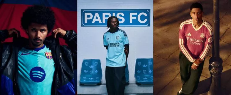 Maillots 2026-2027 : les sorties de la semaine (du 10 au 14 août)