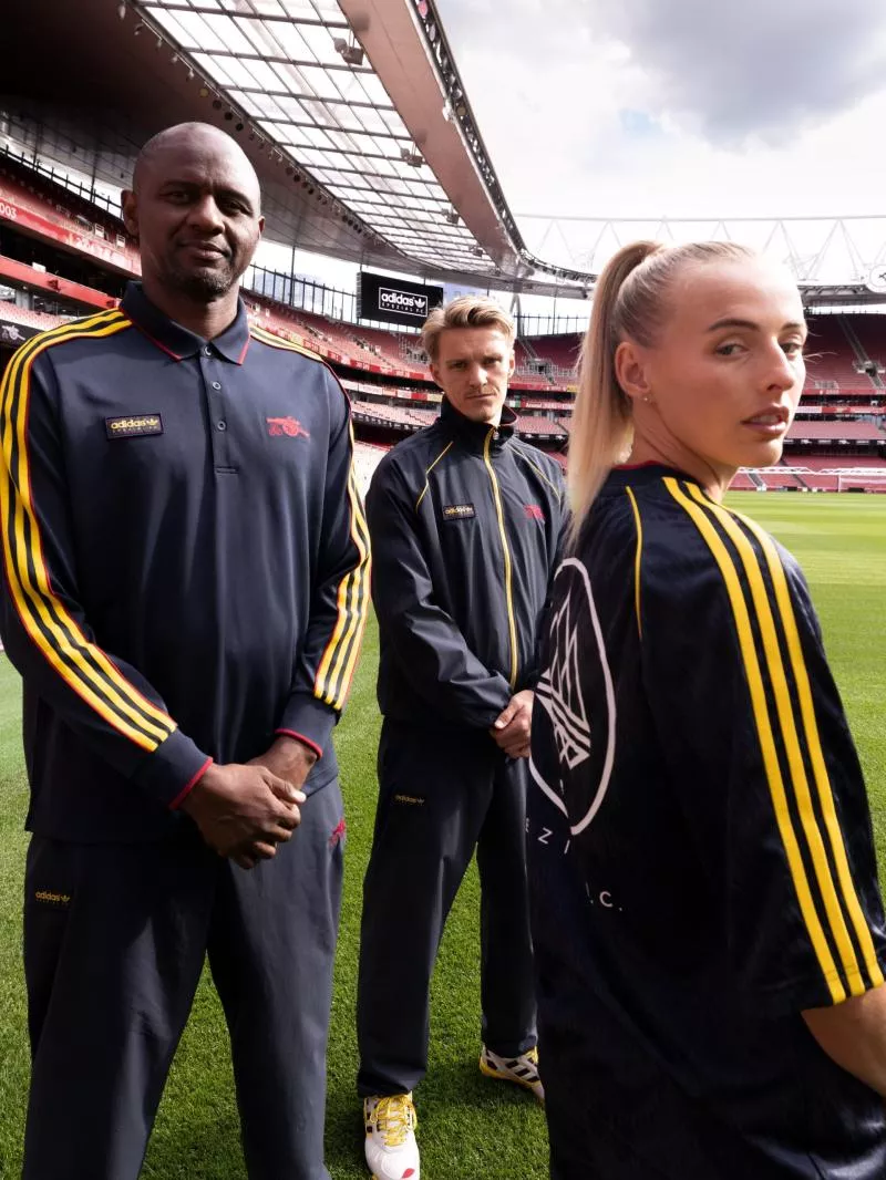 Patrick Vieira, égérie de la nouvelle collection adidas SPZL d'Arsenal