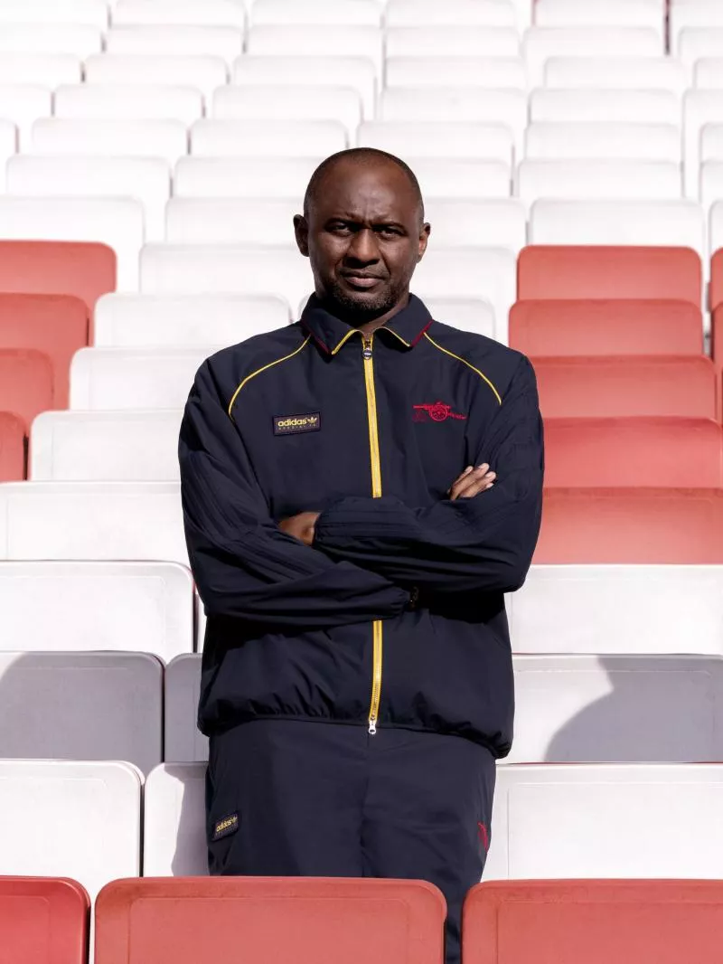 Patrick Vieira, égérie de la nouvelle collection adidas SPZL d'Arsenal