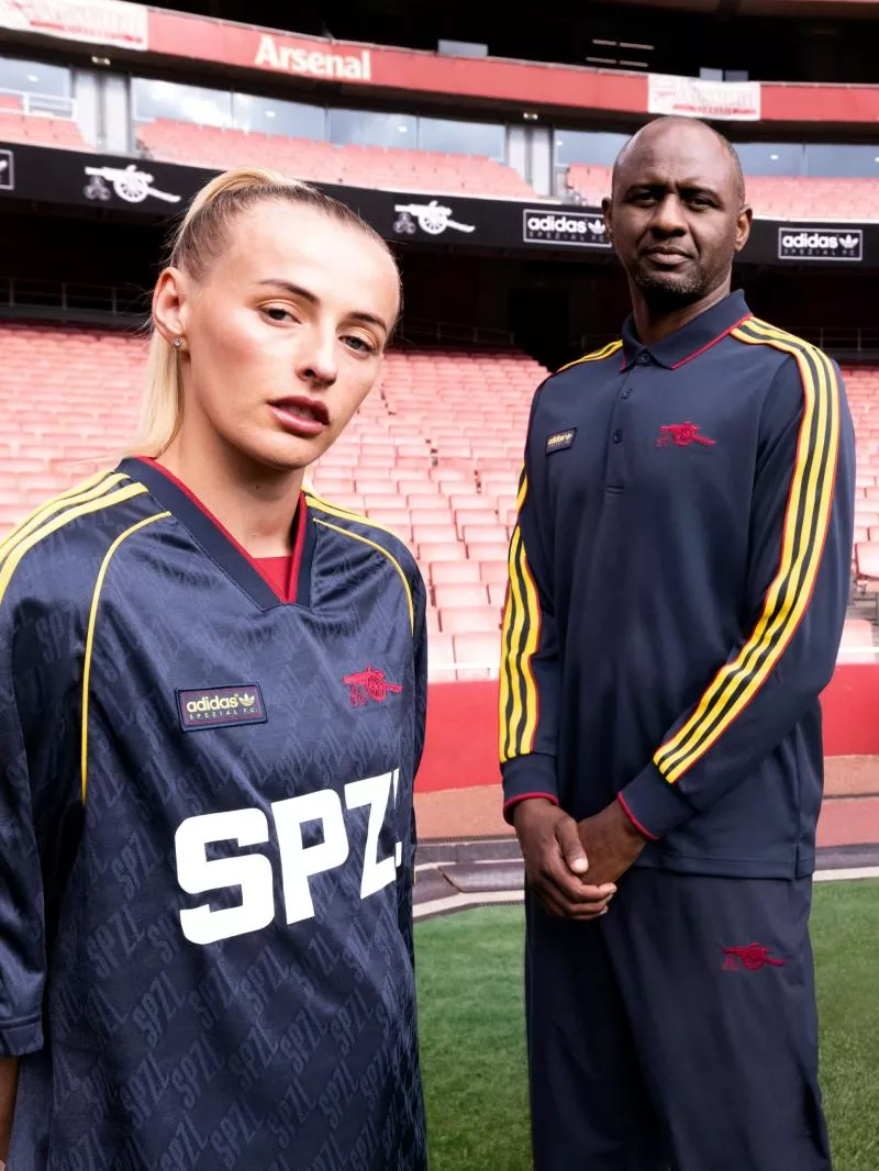 Patrick Vieira, égérie de la nouvelle collection adidas SPZL d'Arsenal