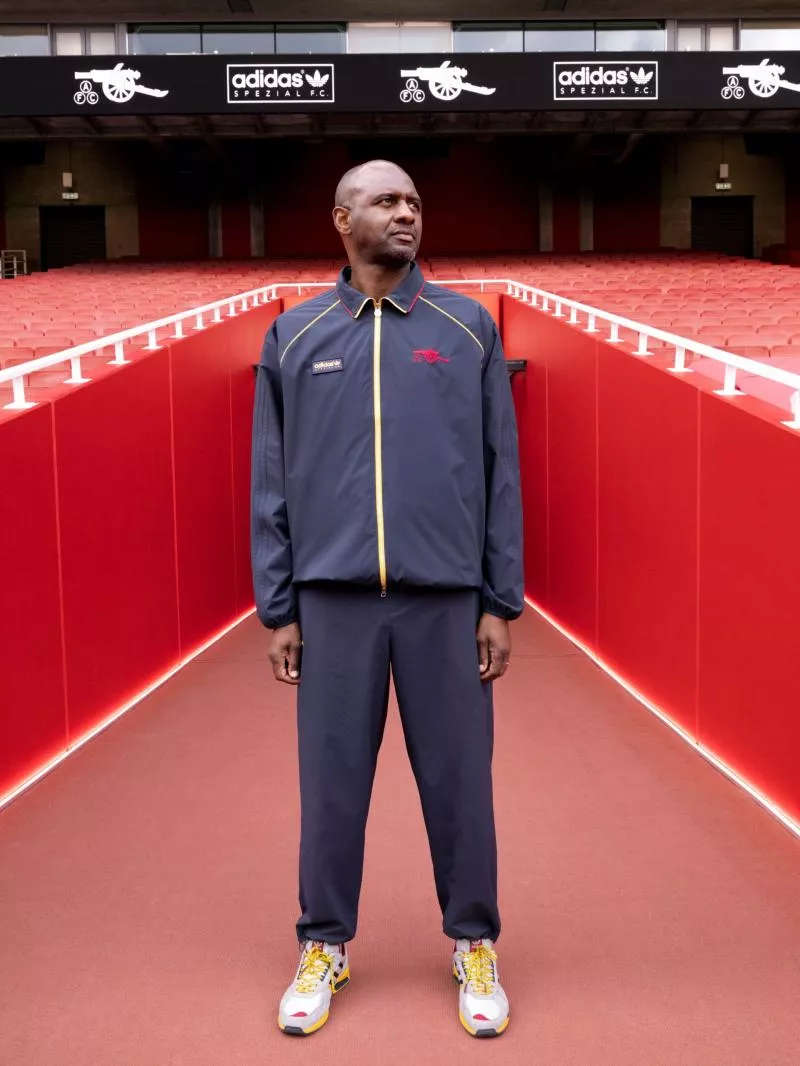Patrick Vieira, égérie de la nouvelle collection adidas SPZL d'Arsenal
