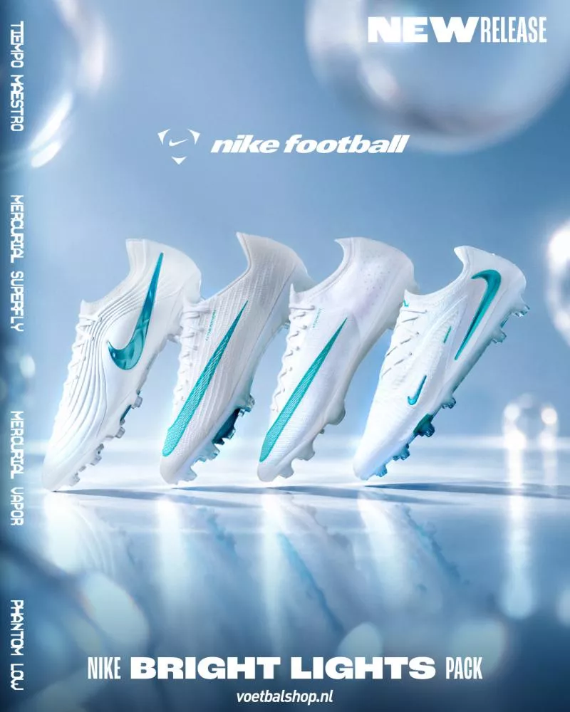 Nike dévoile son nouveau pack de crampons « Bright Lights »