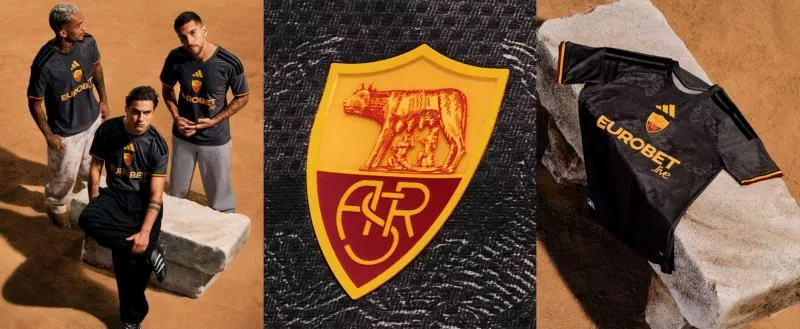 L&rsquo;AS Roma régale avec son nouveau maillot third