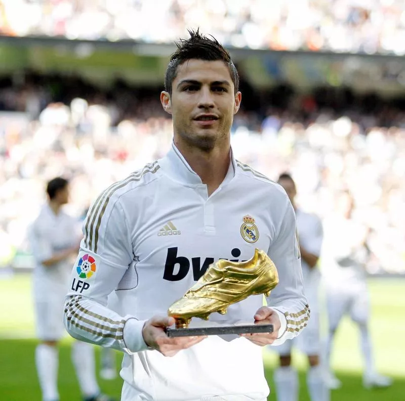 Cristiano Ronaldo recoit le soulier d'or - 06.11.2011 - Real Madrid / Osasuna - 12e journee Liga Photo : Expa / Newspix / Icon Sport - Photo by Icon Sport