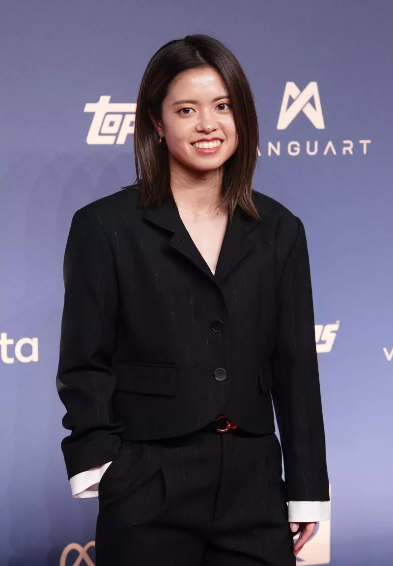 Manchester City's Yui Hasegawa arriving on the red carpet ahead of the 70th annual Ballon d'Or ceremony at the London Palladium Theatre. Picture date: Monday October 26, 2026. - Photo by Icon Sport
