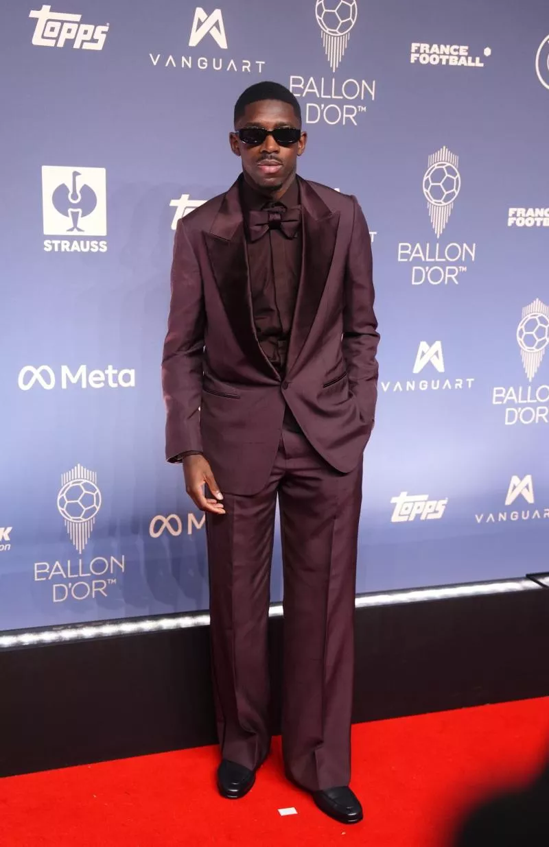 Paris Saint-Germain's Ousmane Dembele arriving on the red carpet ahead of the 70th annual Ballon d'Or ceremony at the London Palladium Theatre. Picture date: Monday October 26, 2026. - Photo by Icon Sport