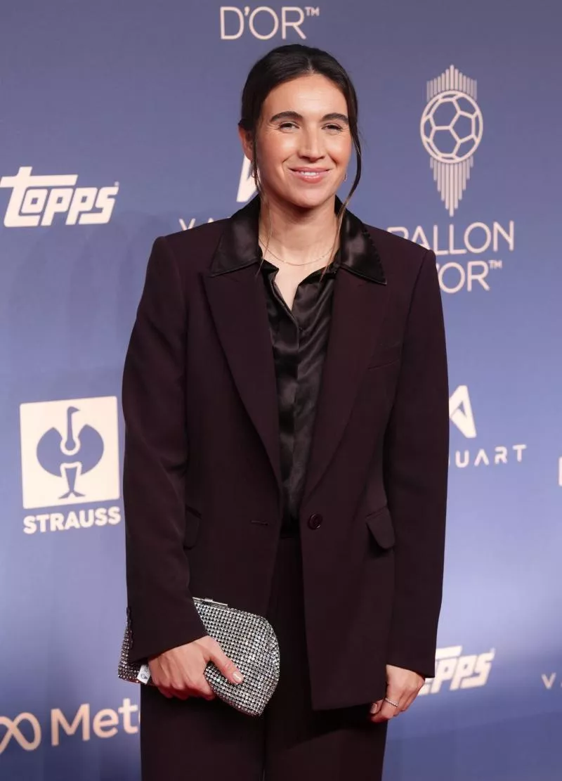 Arsenal's Mariona Caldentey arriving on the red carpet ahead of the 70th annual Ballon d'Or ceremony at the London Palladium Theatre. Picture date: Monday October 26, 2026. - Photo by Icon Sport